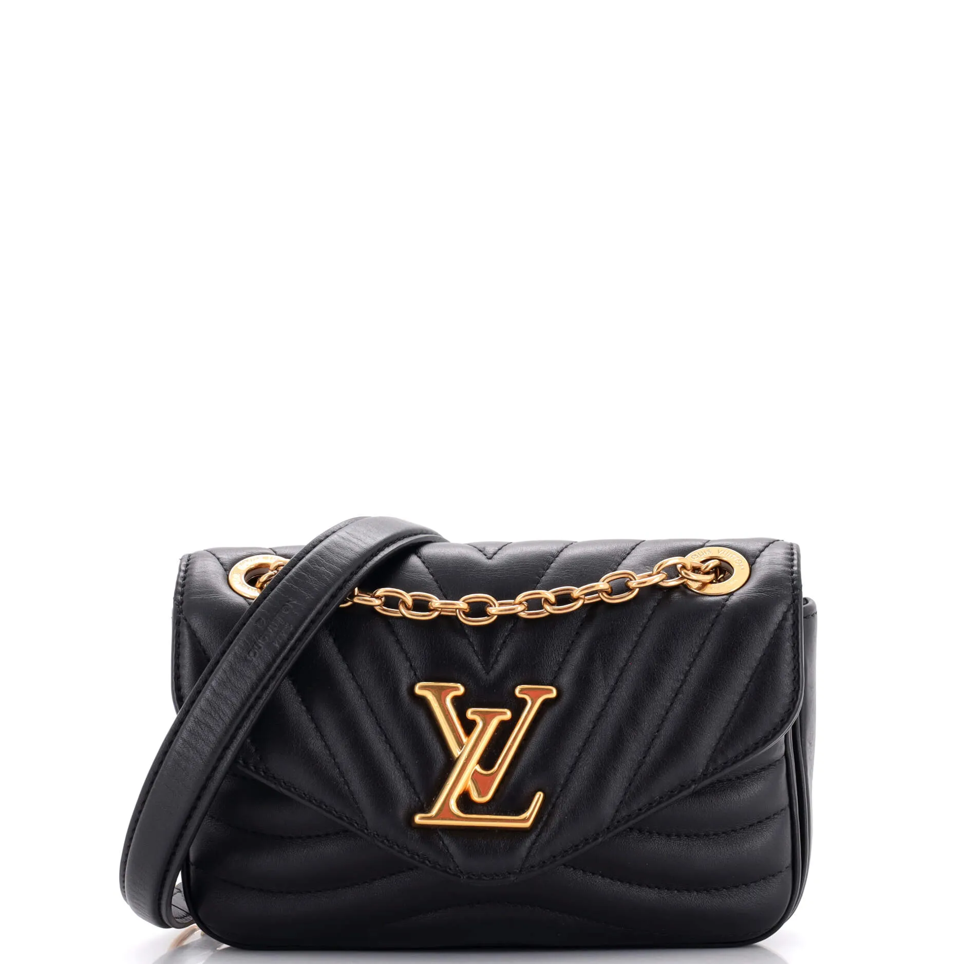 Designer New Wave Chain Bag NM Quilted Leather PM