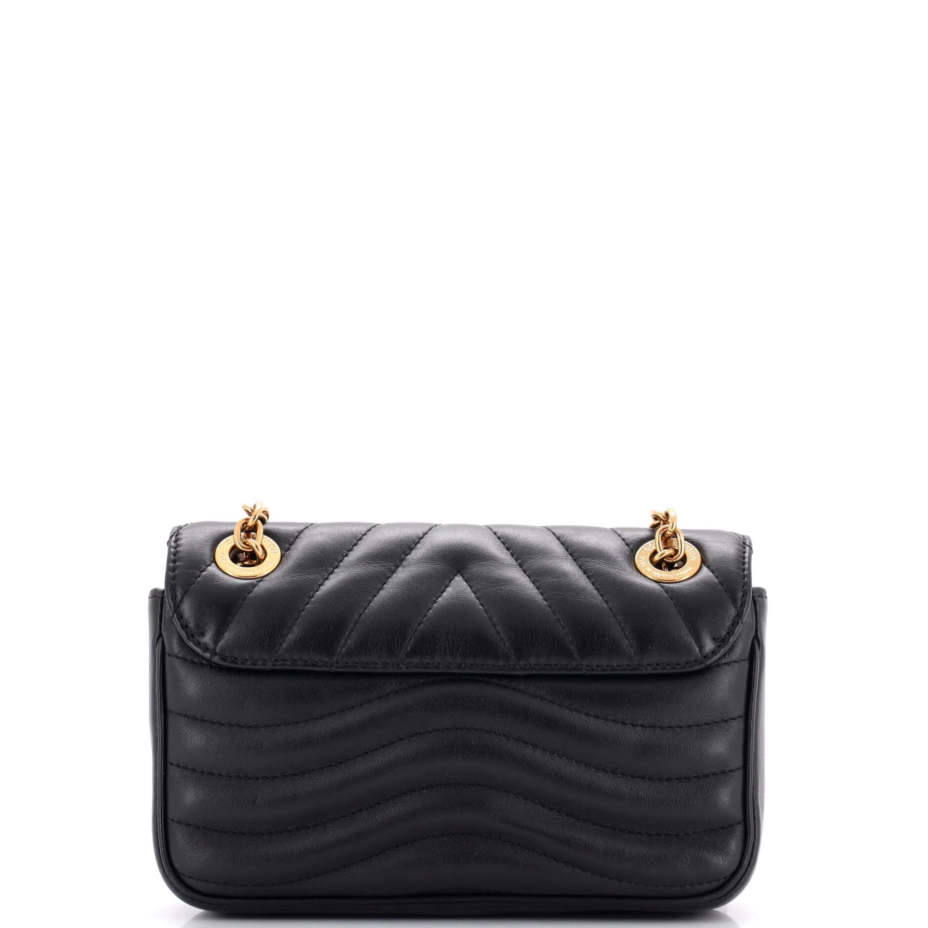 Designer New Wave Chain Bag NM Quilted Leather PM