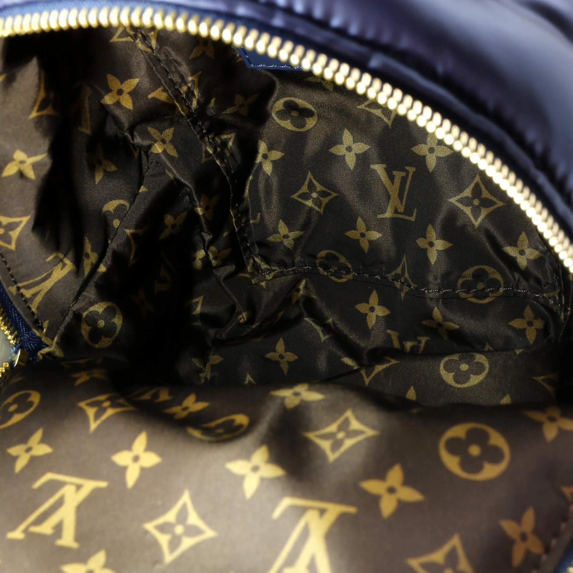 Designer Palm Springs Backpack Monogram Quilted Econyl Nylon Mini