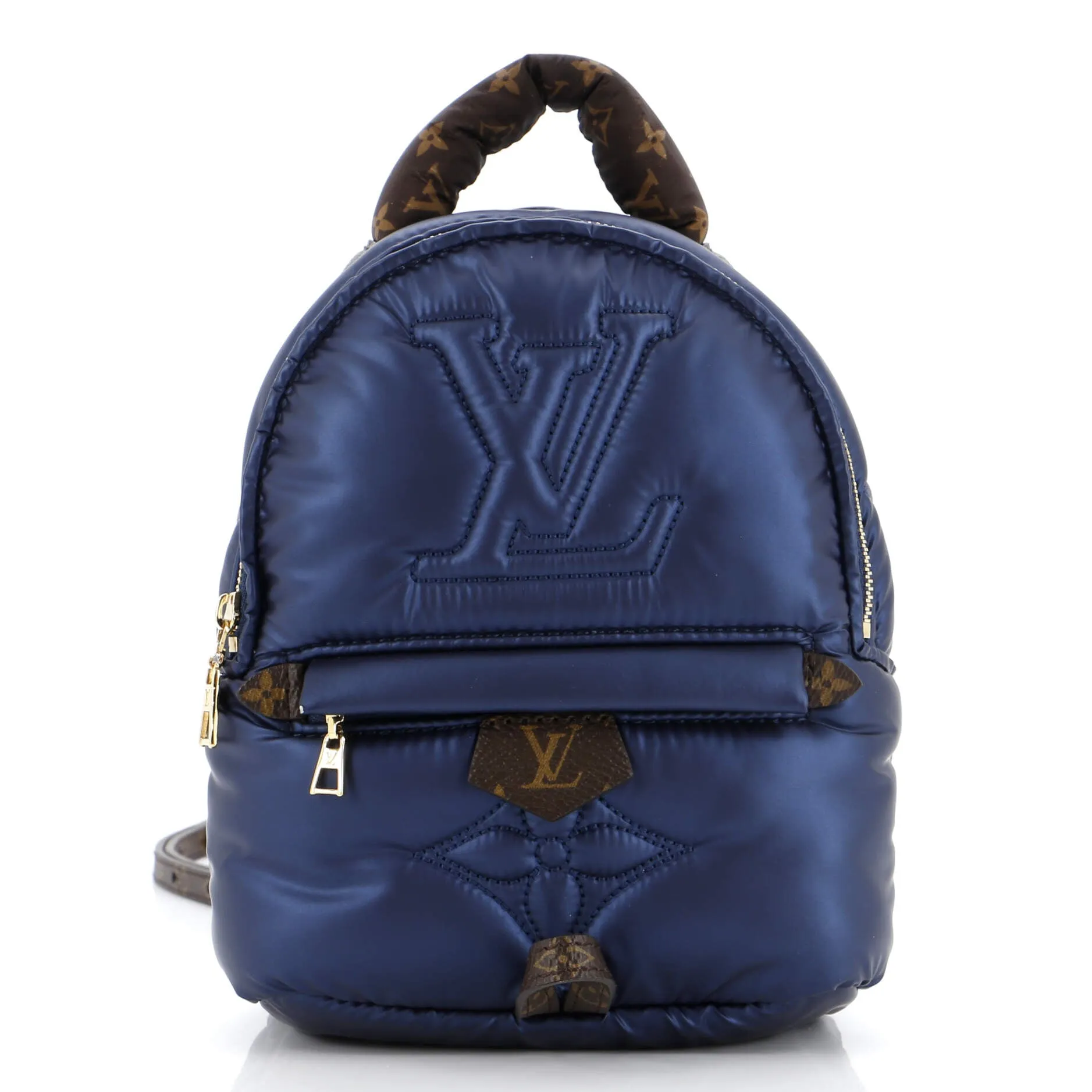 Designer Palm Springs Backpack Monogram Quilted Econyl Nylon Mini
