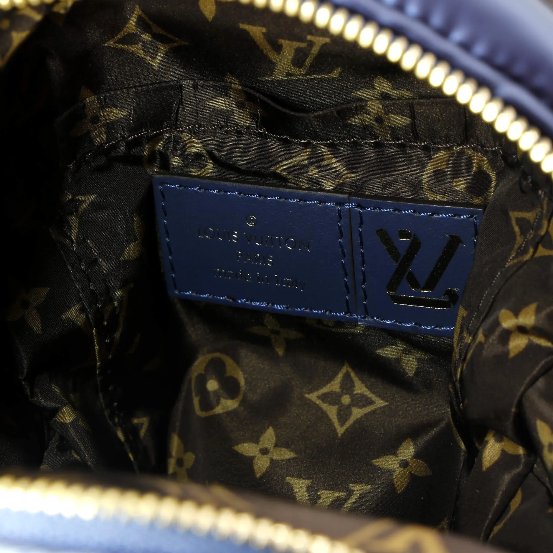Designer Palm Springs Backpack Monogram Quilted Econyl Nylon Mini
