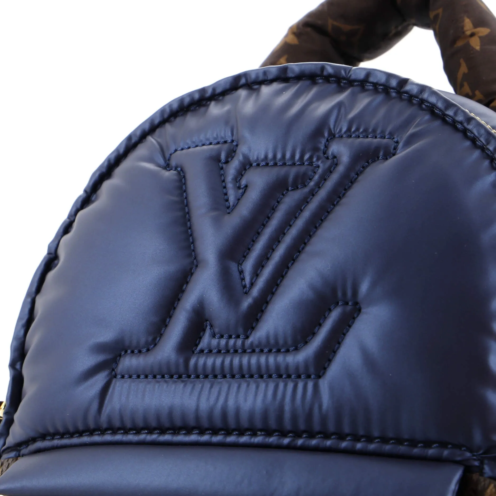 Designer Palm Springs Backpack Monogram Quilted Econyl Nylon Mini
