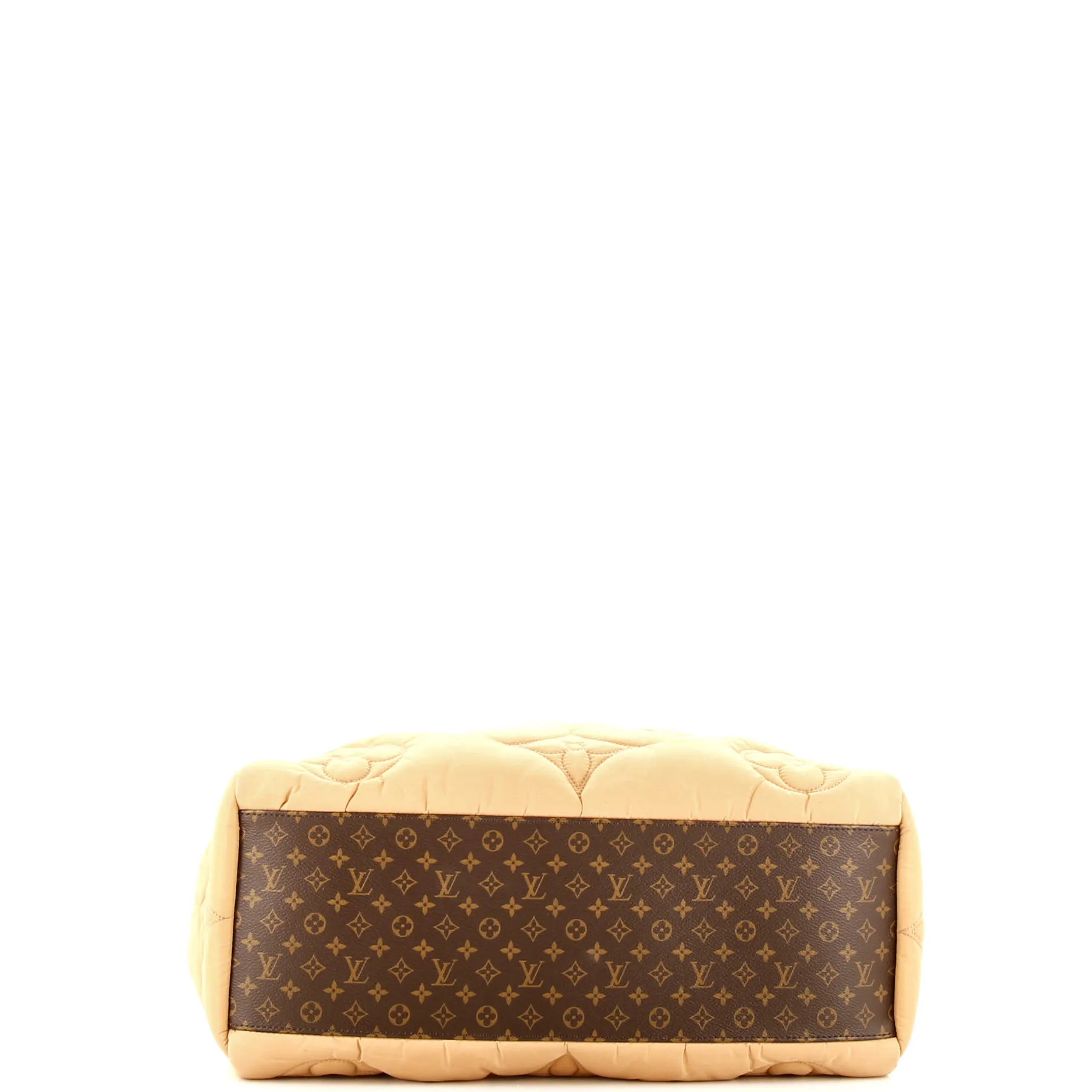 Designer Pillow OnTheGo Tote Monogram Quilted Econyl Nylon GM