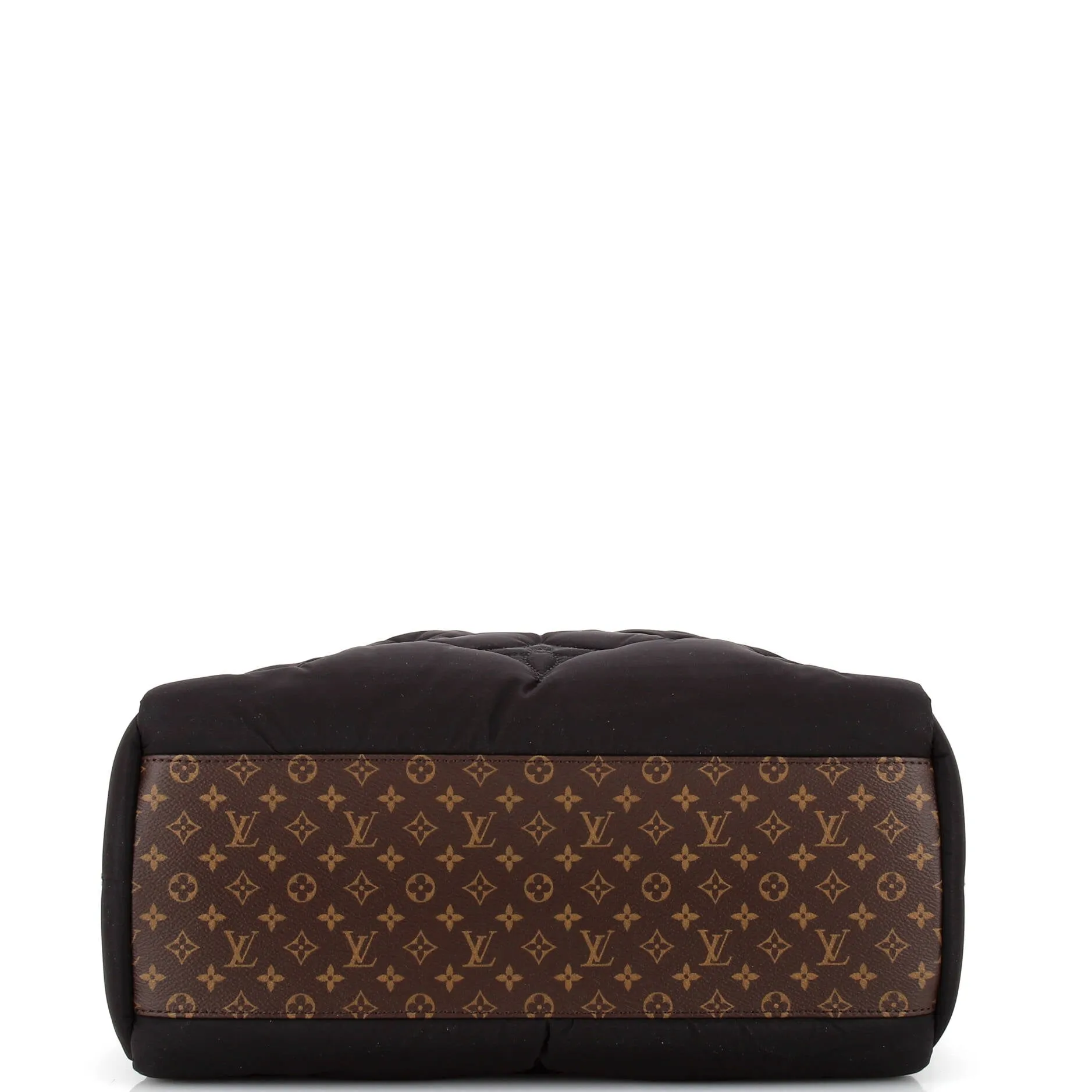 Designer Pillow OnTheGo Tote Monogram Quilted Econyl Nylon MM