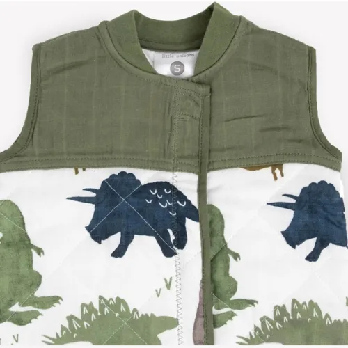 Dino Friends Cotton Muslin Quilted Sleep Bag