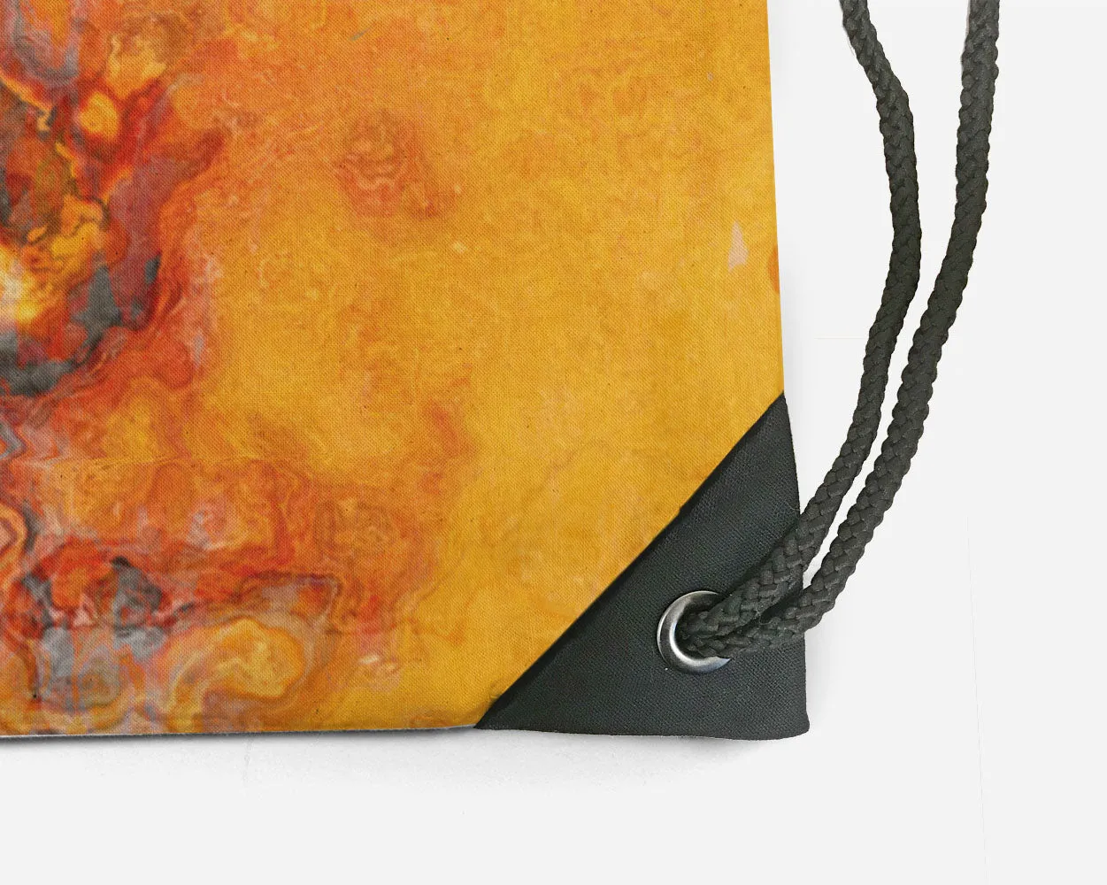 Drawstring Sling Bag, Lava Flow