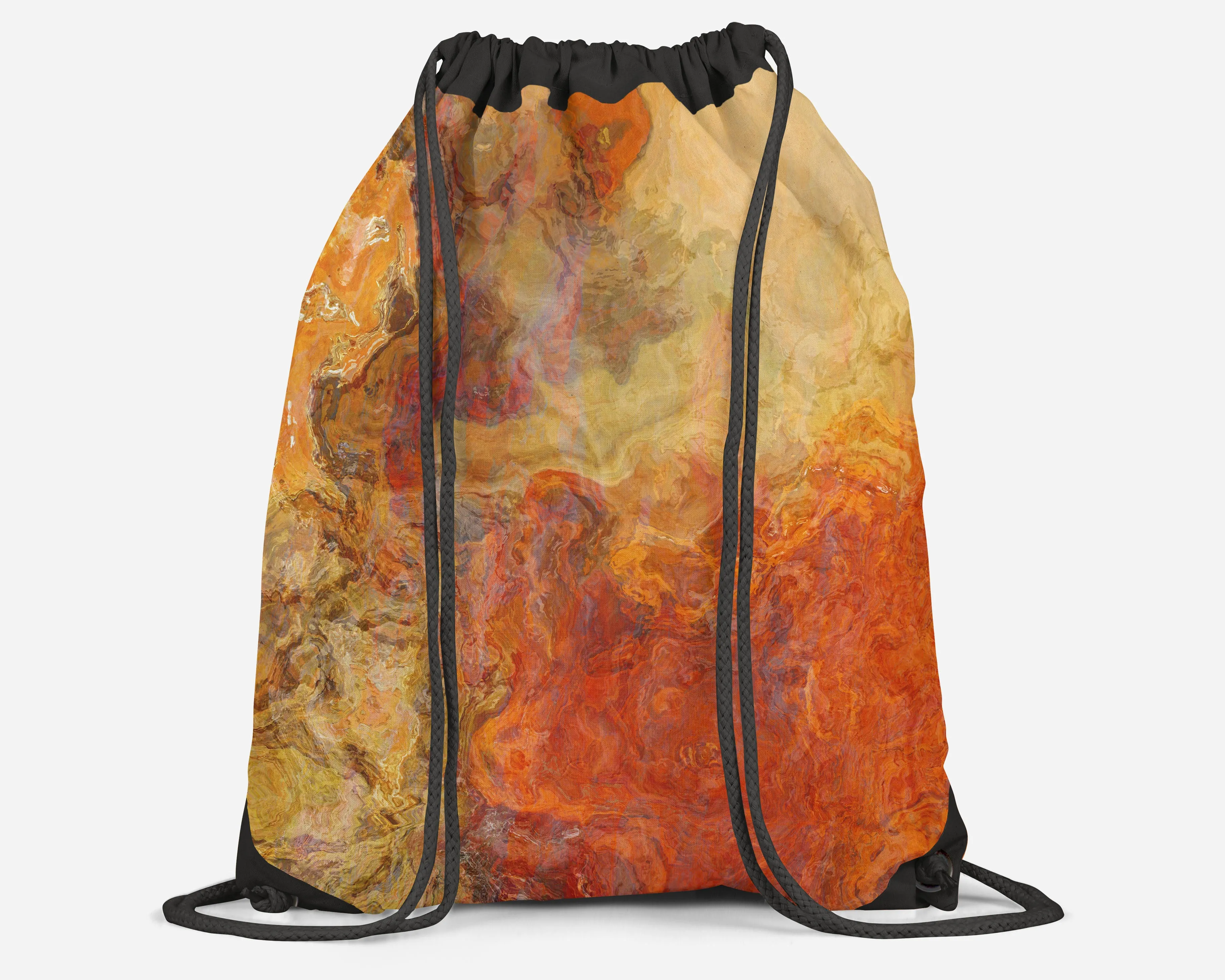 Drawstring Sling Bag, Magma