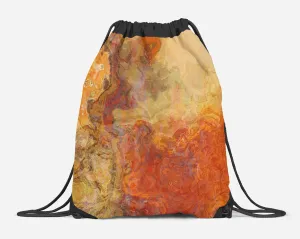 Drawstring Sling Bag, Magma