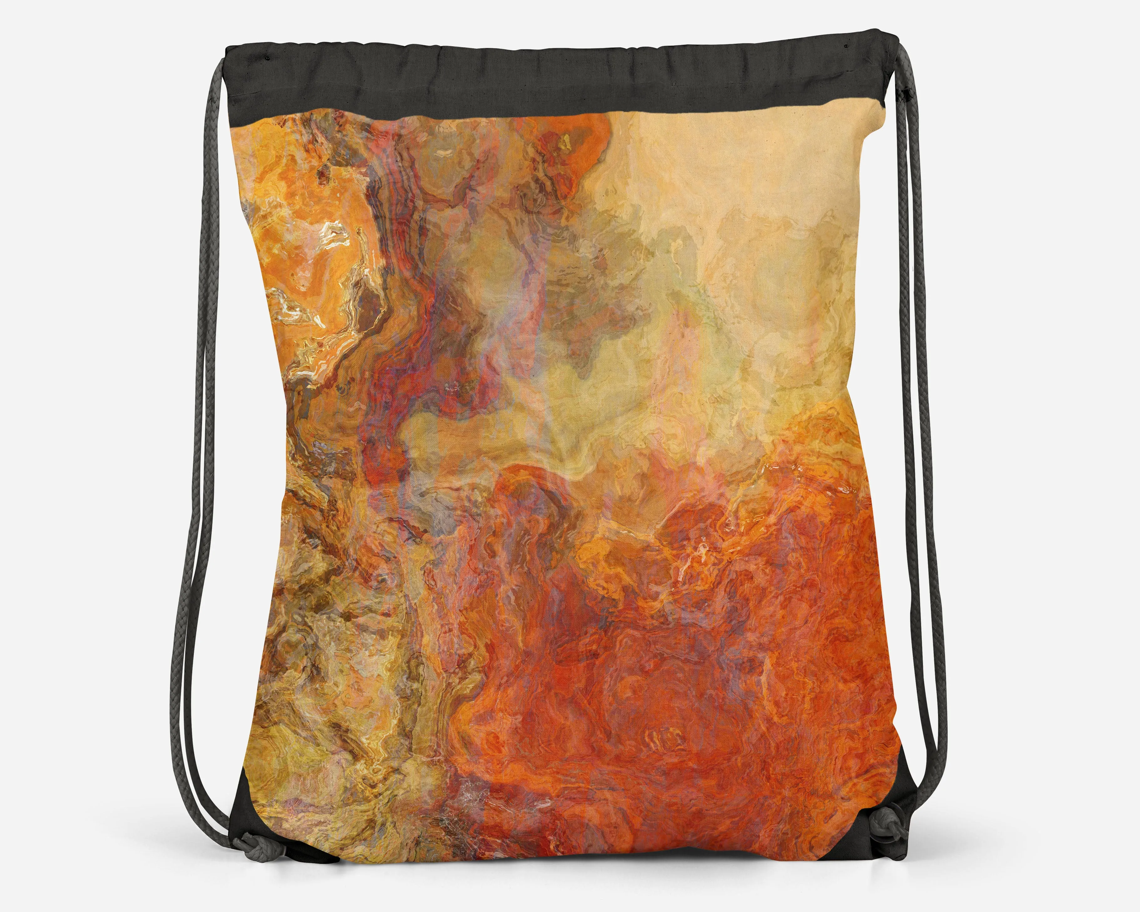 Drawstring Sling Bag, Magma