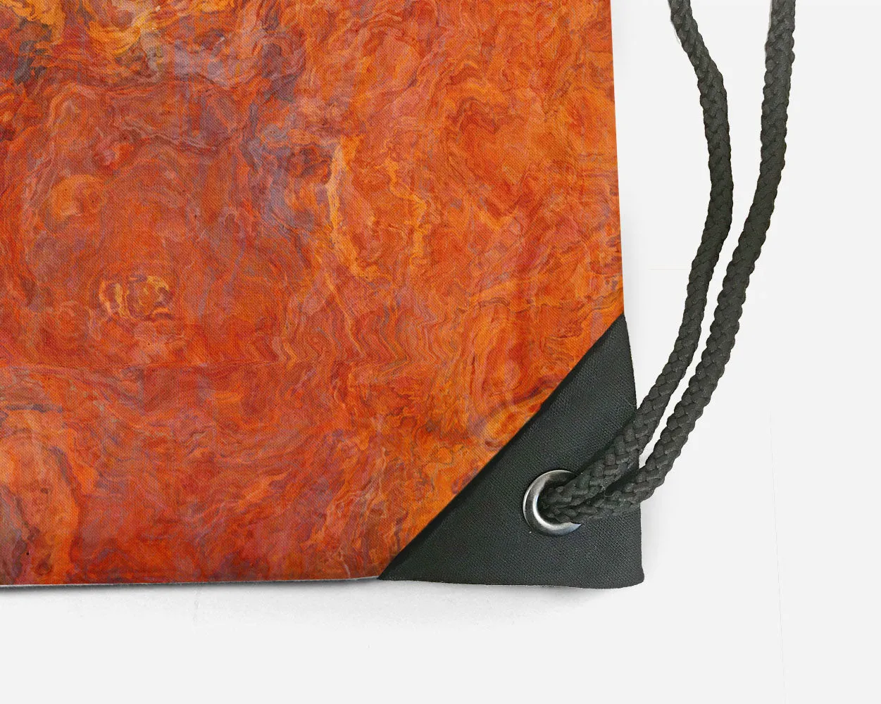 Drawstring Sling Bag, Magma