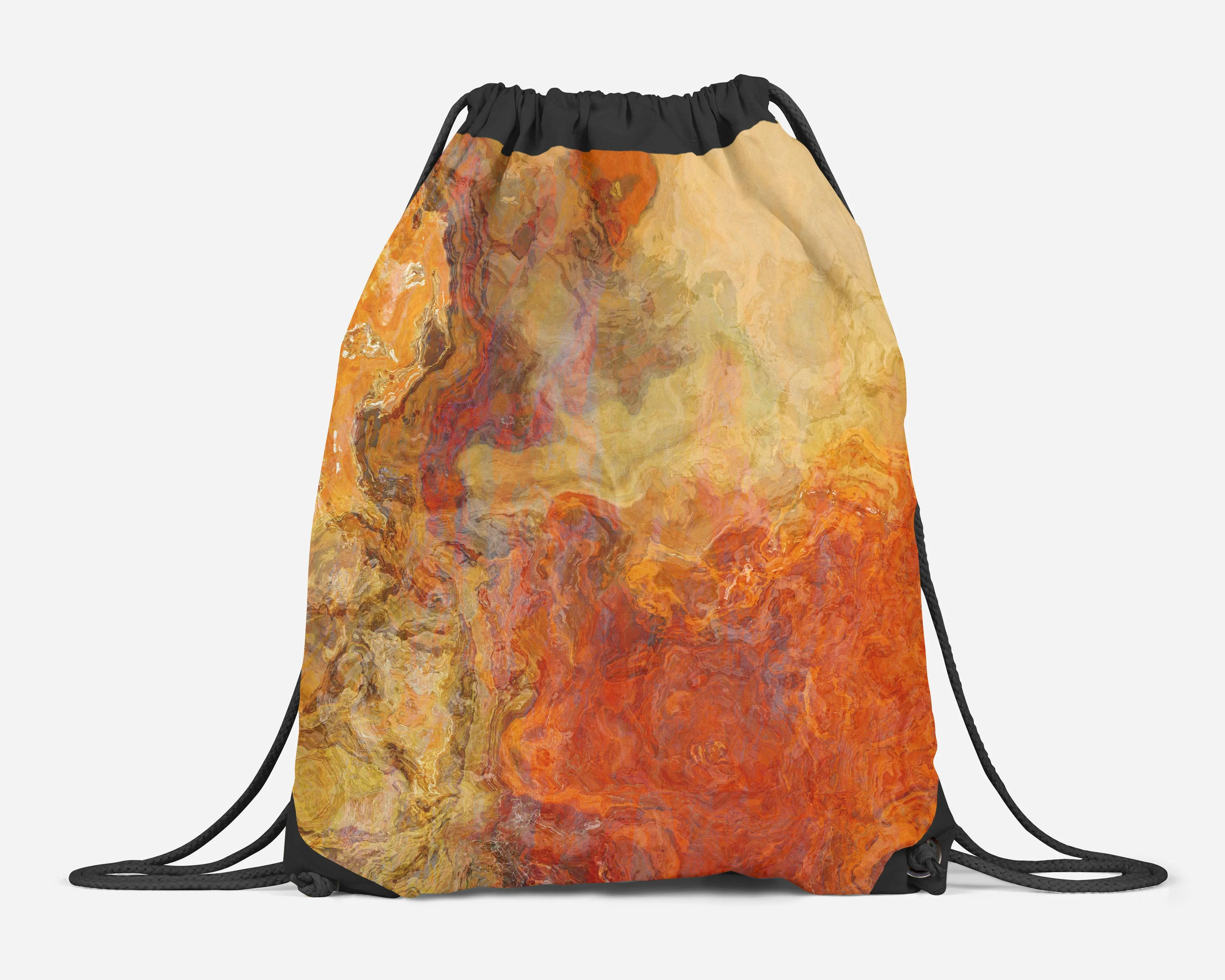 Drawstring Sling Bag, Magma