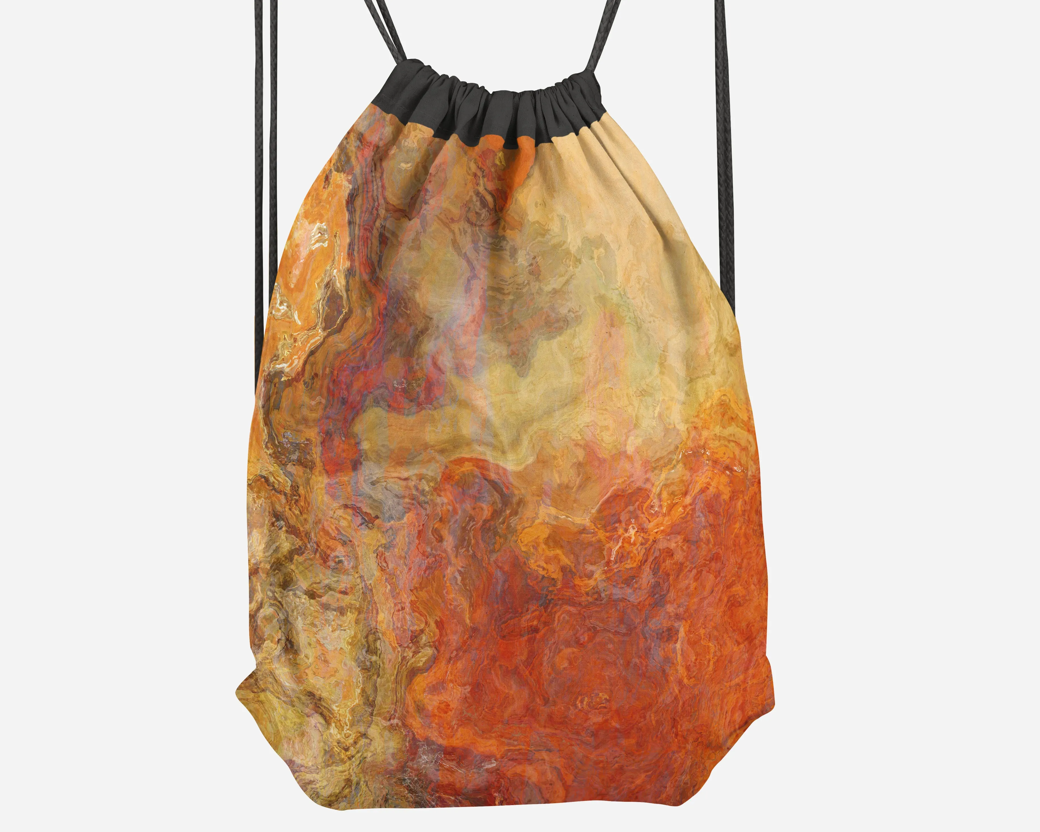 Drawstring Sling Bag, Magma
