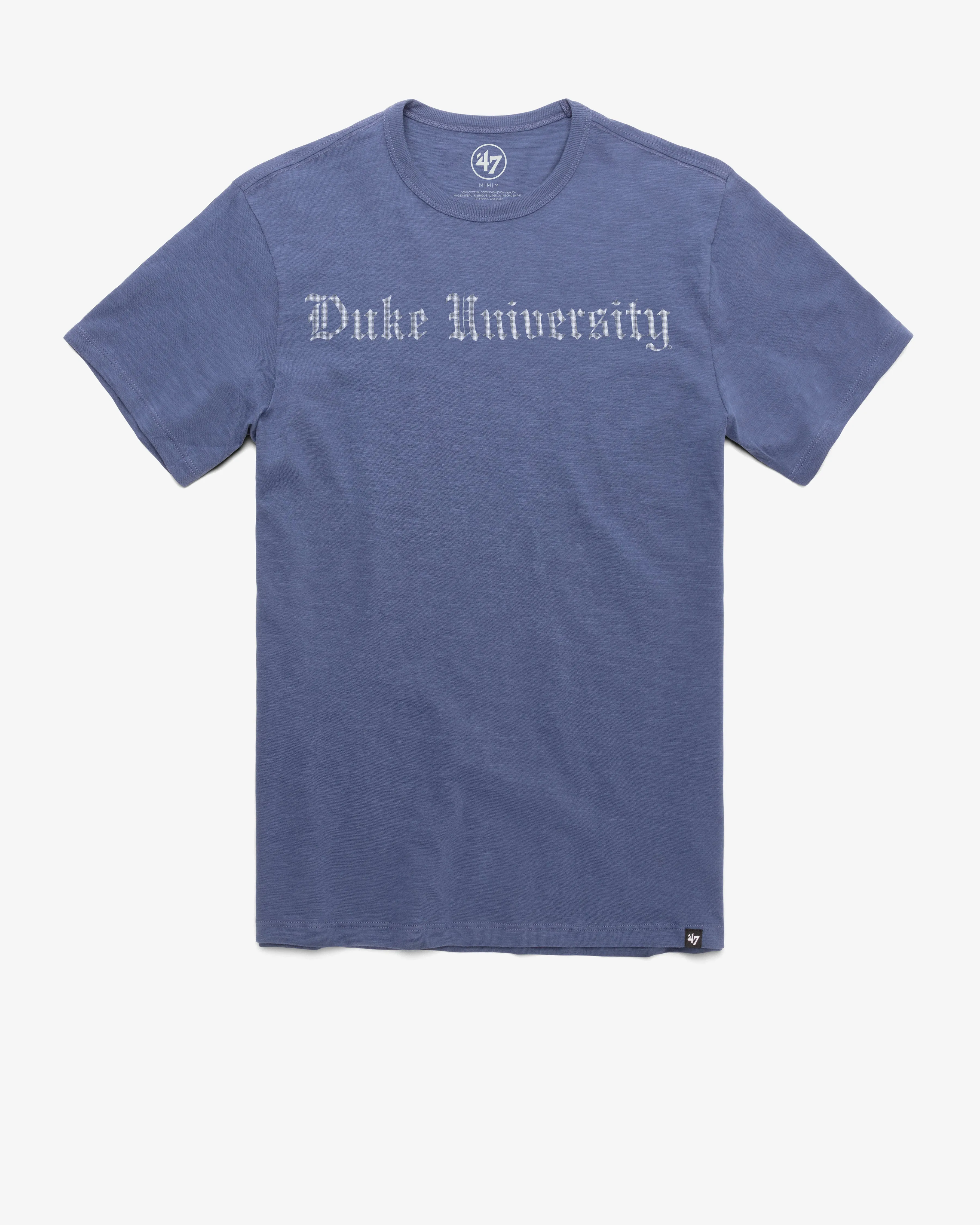 DUKE BLUE DEVILS GRIT WORDMARK '47 SCRUM TEE
