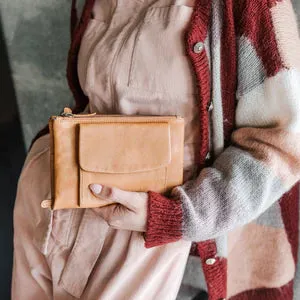 Dusky Robin Frankie Wallet in Steel Grey