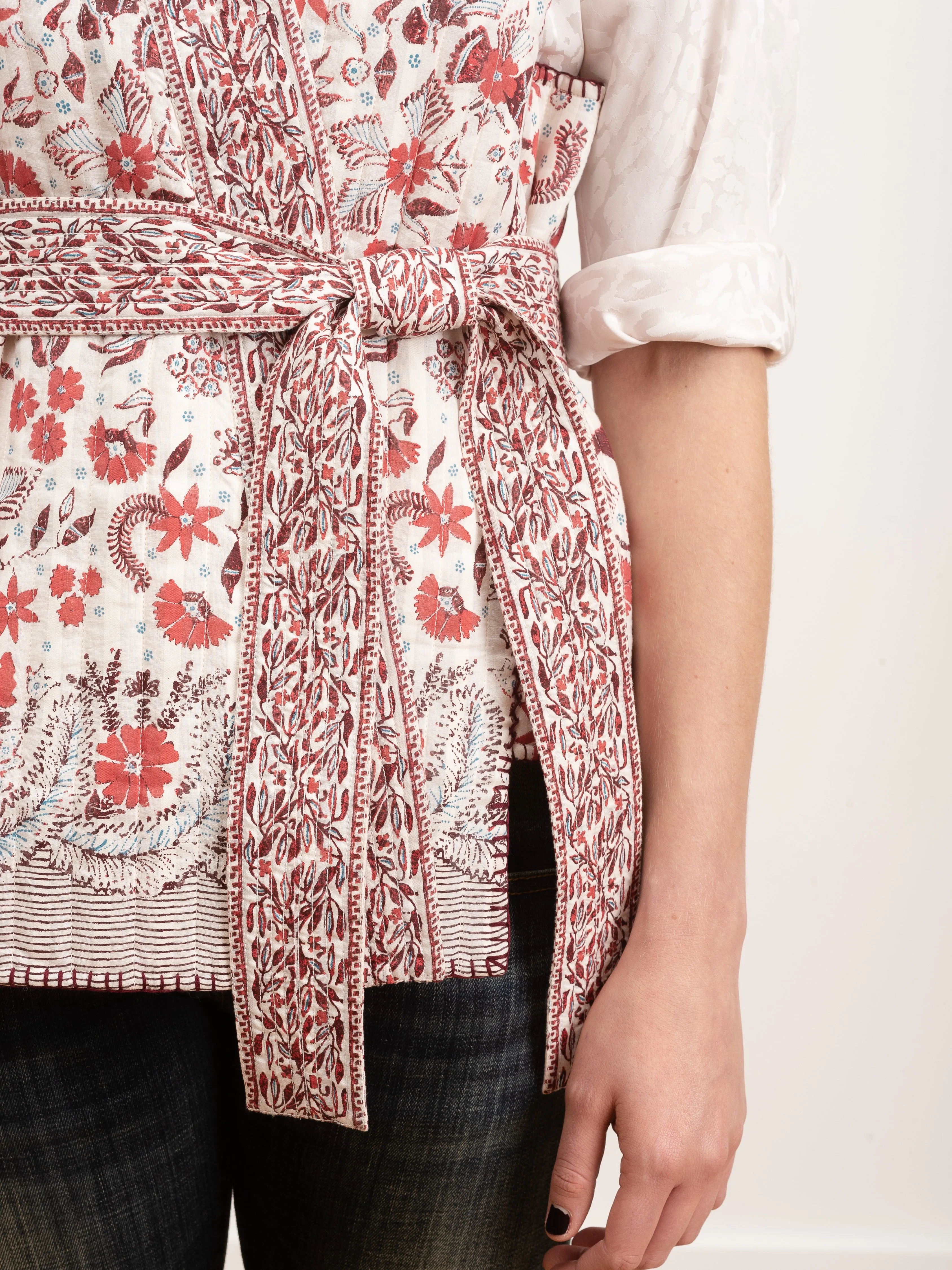 elok vest - cream