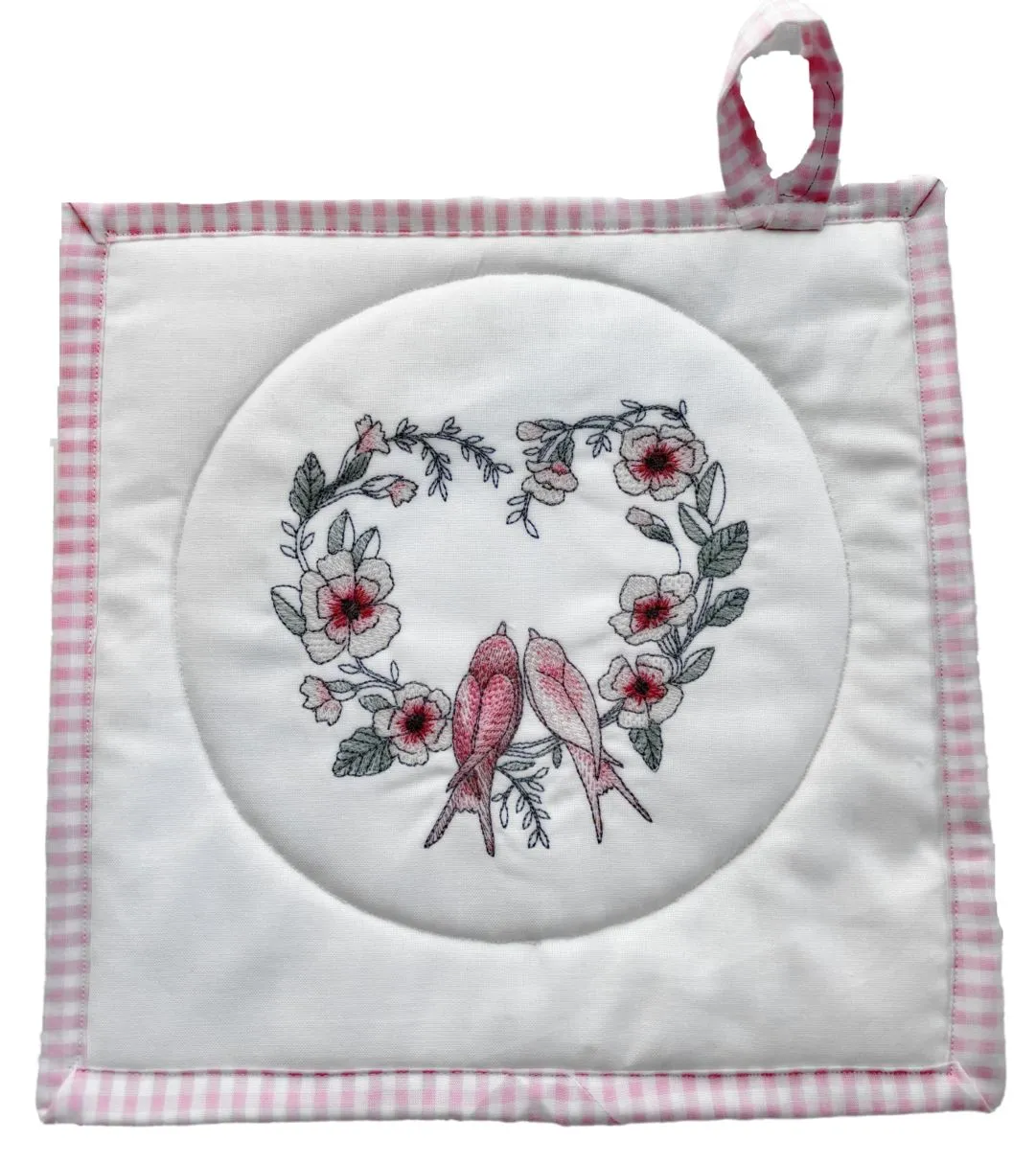 Embroidered Potholders and Hot Pads