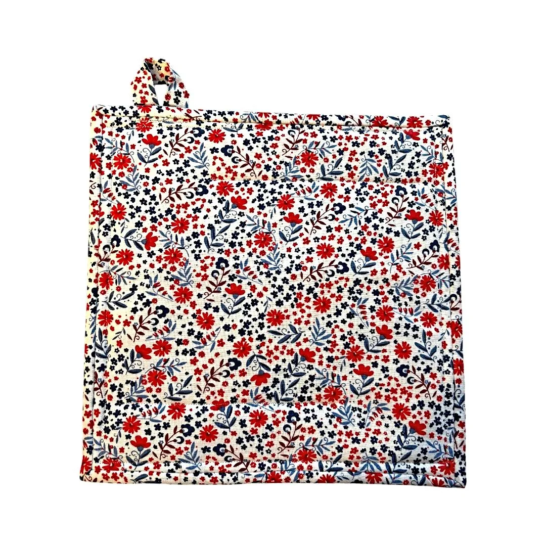 Embroidered Potholders and Hot Pads