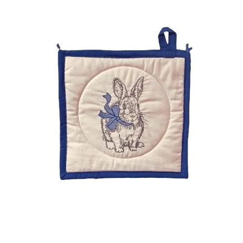 Embroidered Potholders and Hot Pads