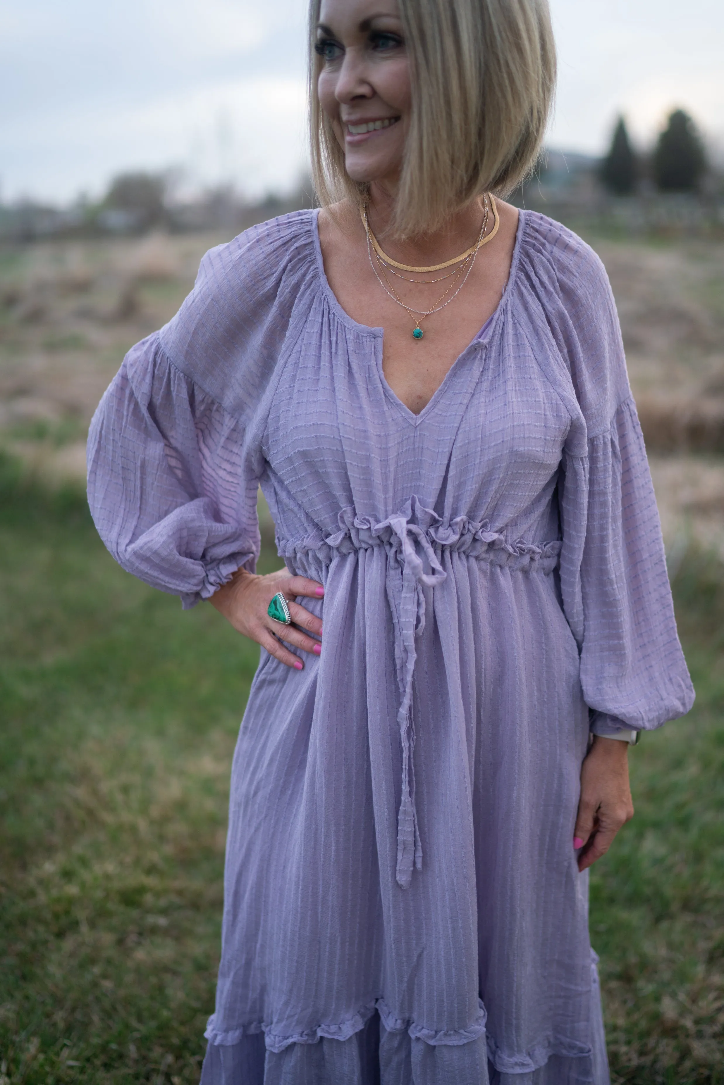 Emilia Dress | Lavender - FINAL SALE