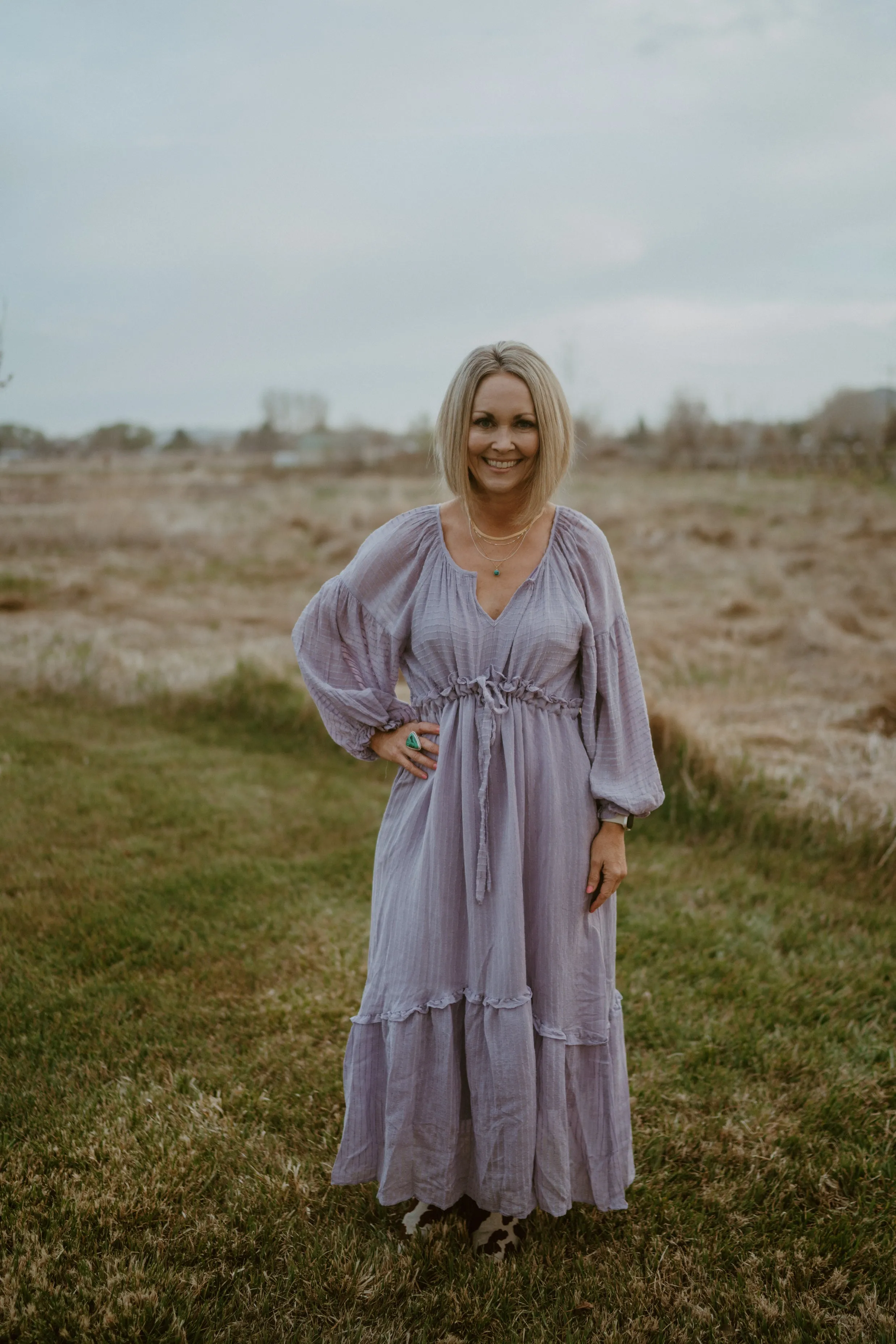Emilia Dress | Lavender - FINAL SALE