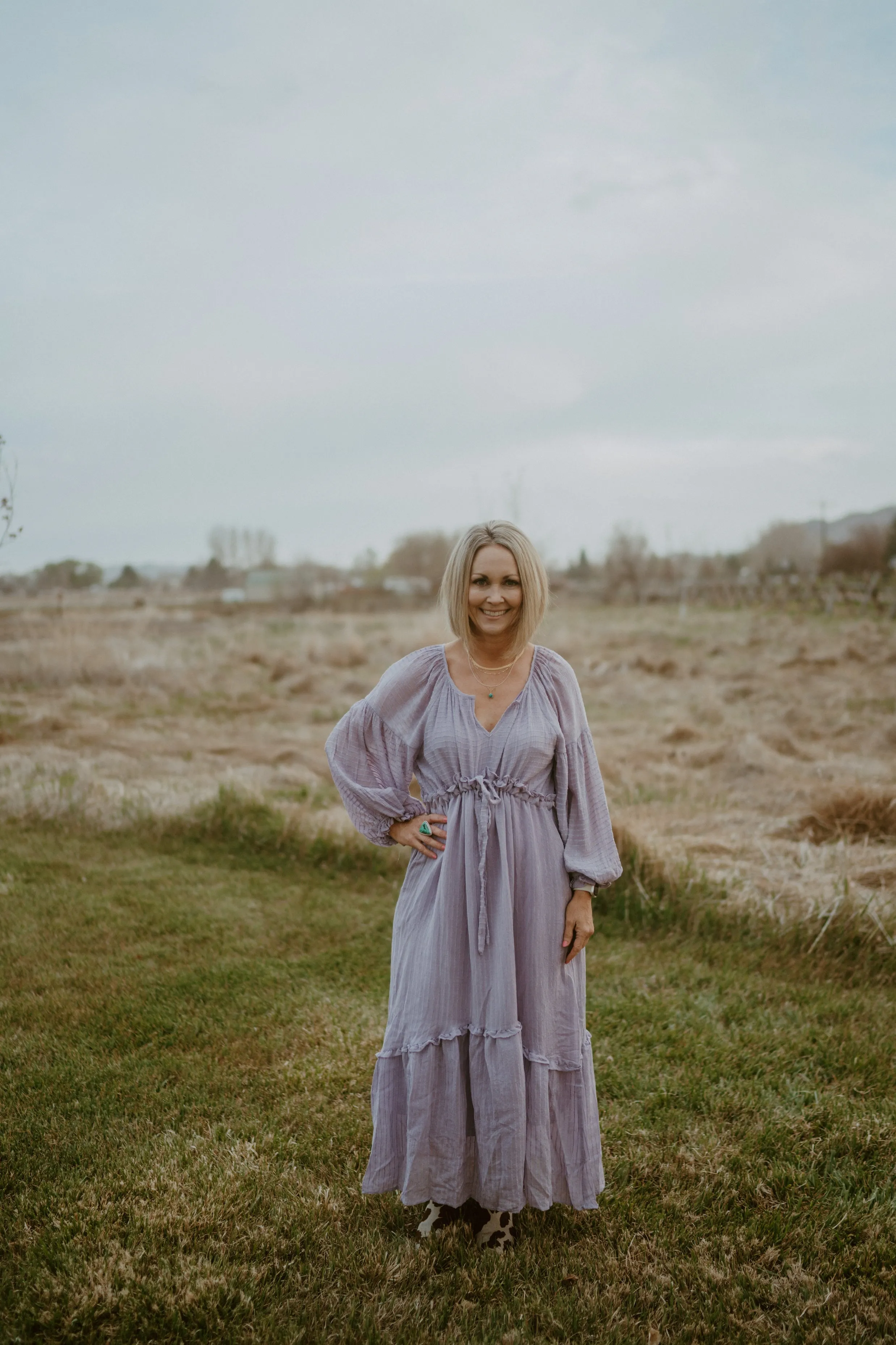 Emilia Dress | Lavender - FINAL SALE
