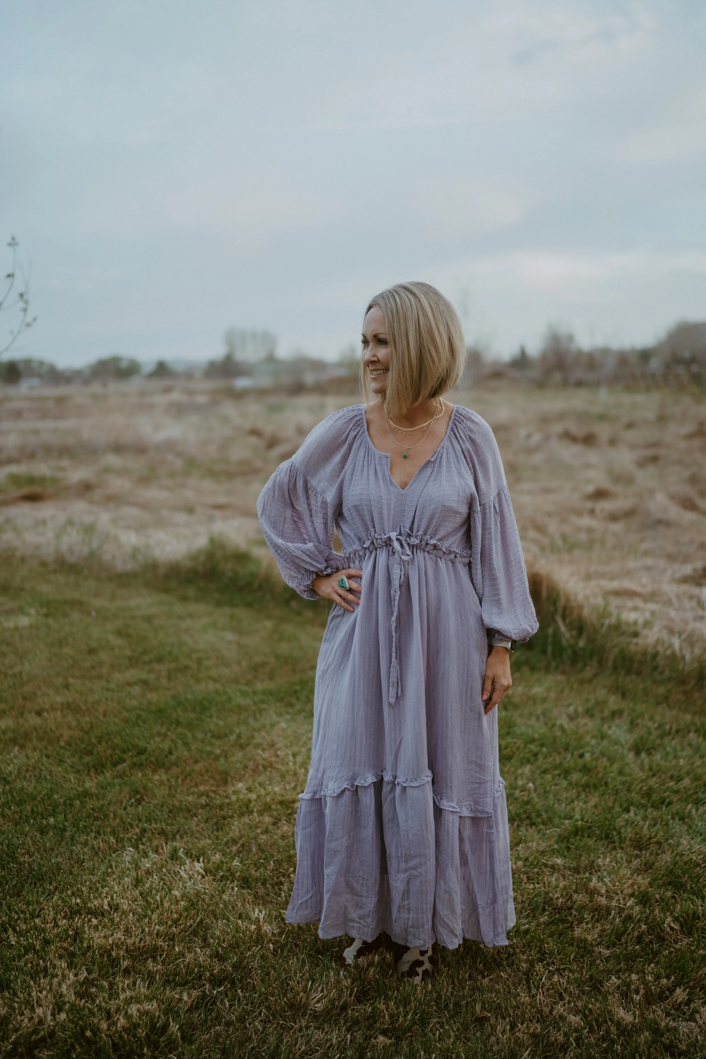 Emilia Dress | Lavender - FINAL SALE