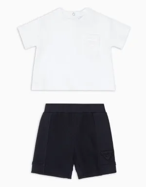 Emporio Armani - T-shirt and Short Set - Eagle Embroidery