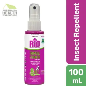 [Expiry: 03/2027] RID Medicated Insect Repellent Tropical Strength   Antiseptic Pump Spray 100mL