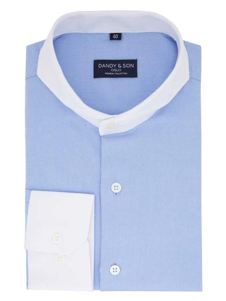 Extreme Cutaway Blue Premium Contrast Shirt