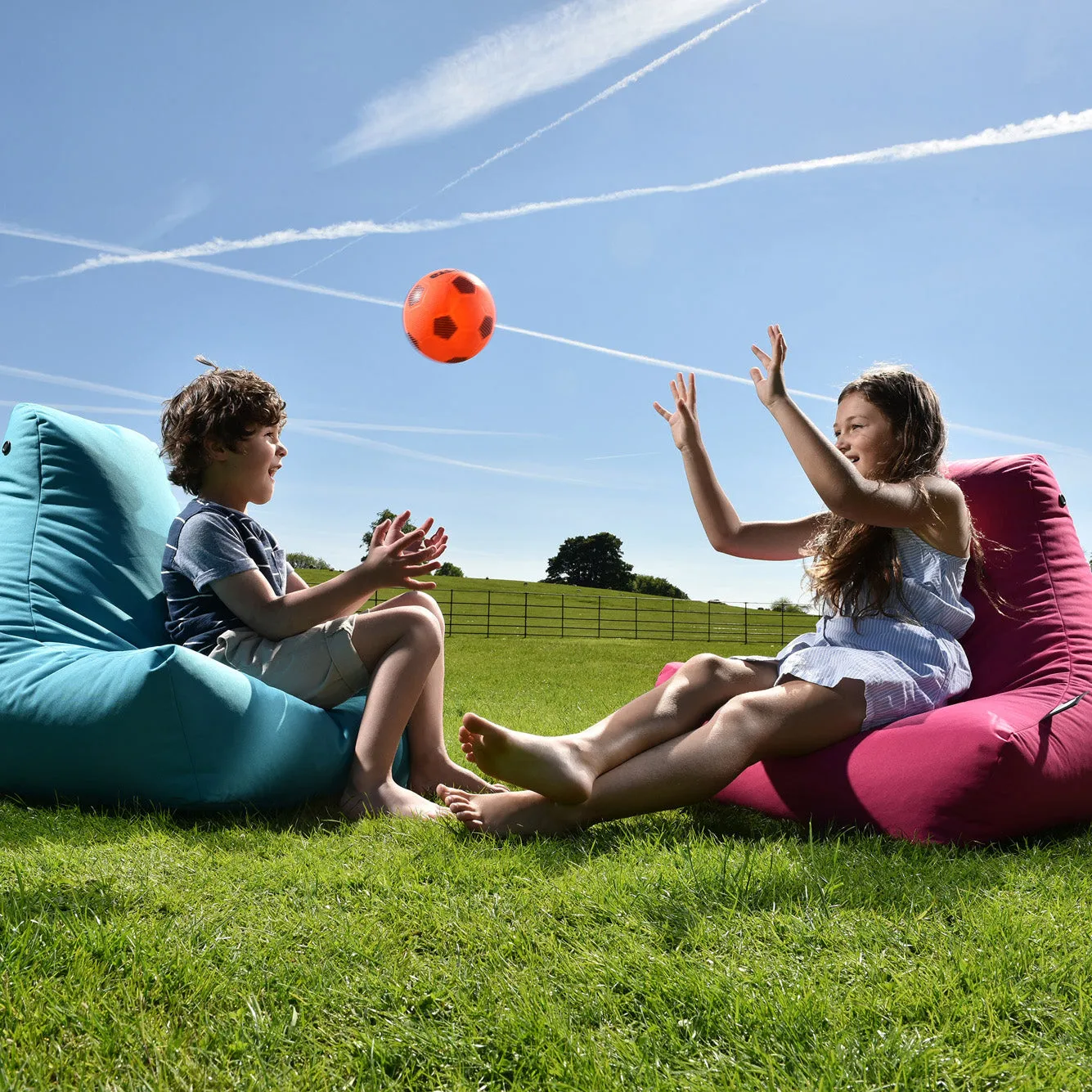 Extreme Lounging Outdoor Bean Bag - Silver Grey