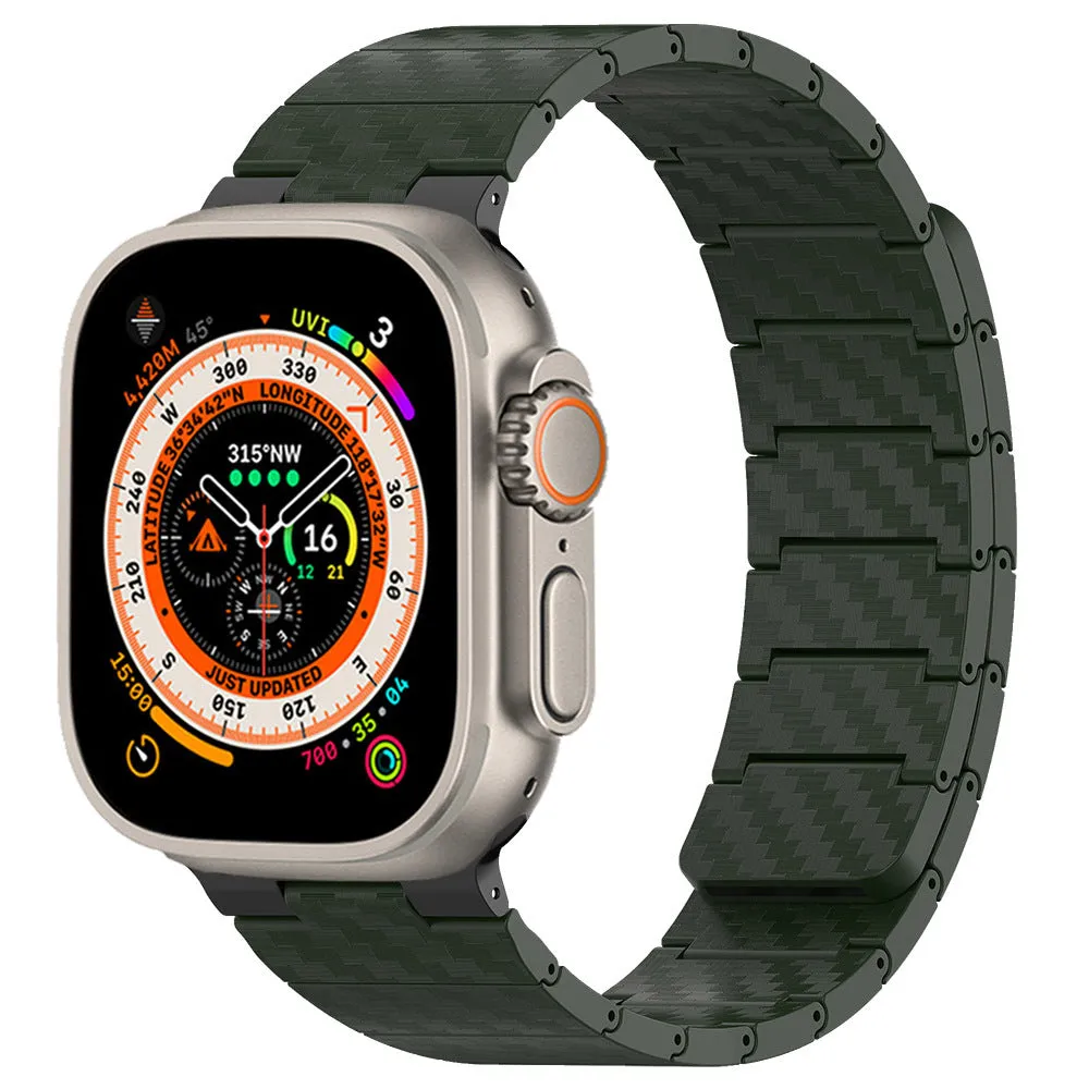 Fashion Magnetic Carbon Fiber Band For Apple Watch