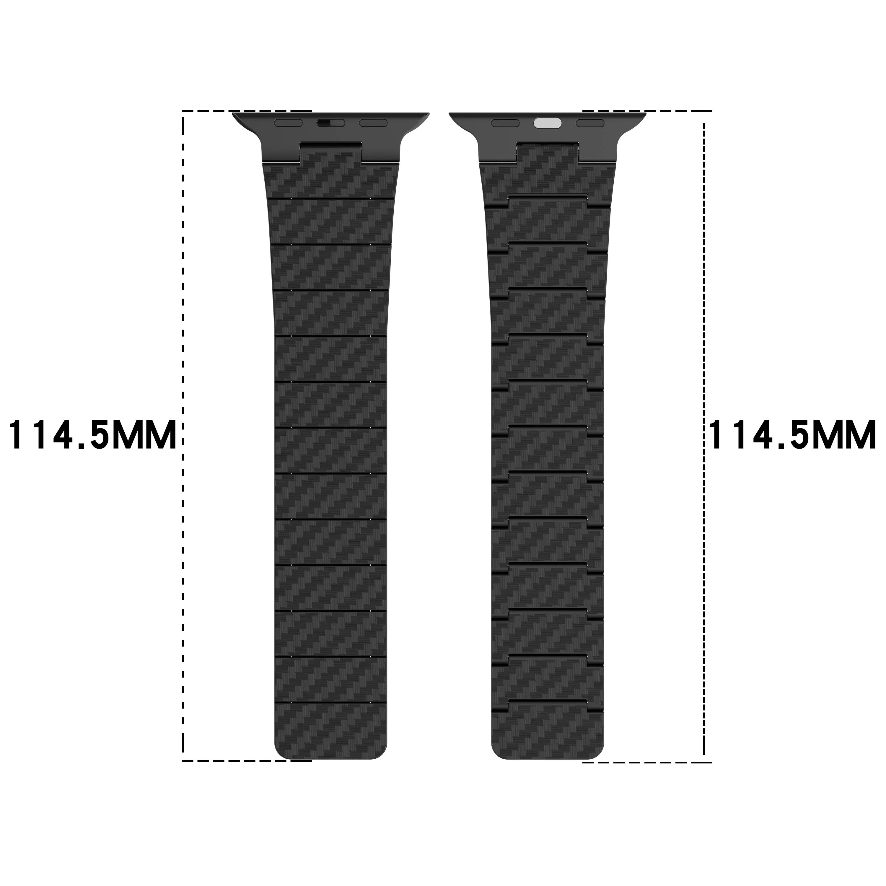 Fashion Magnetic Carbon Fiber Band For Apple Watch