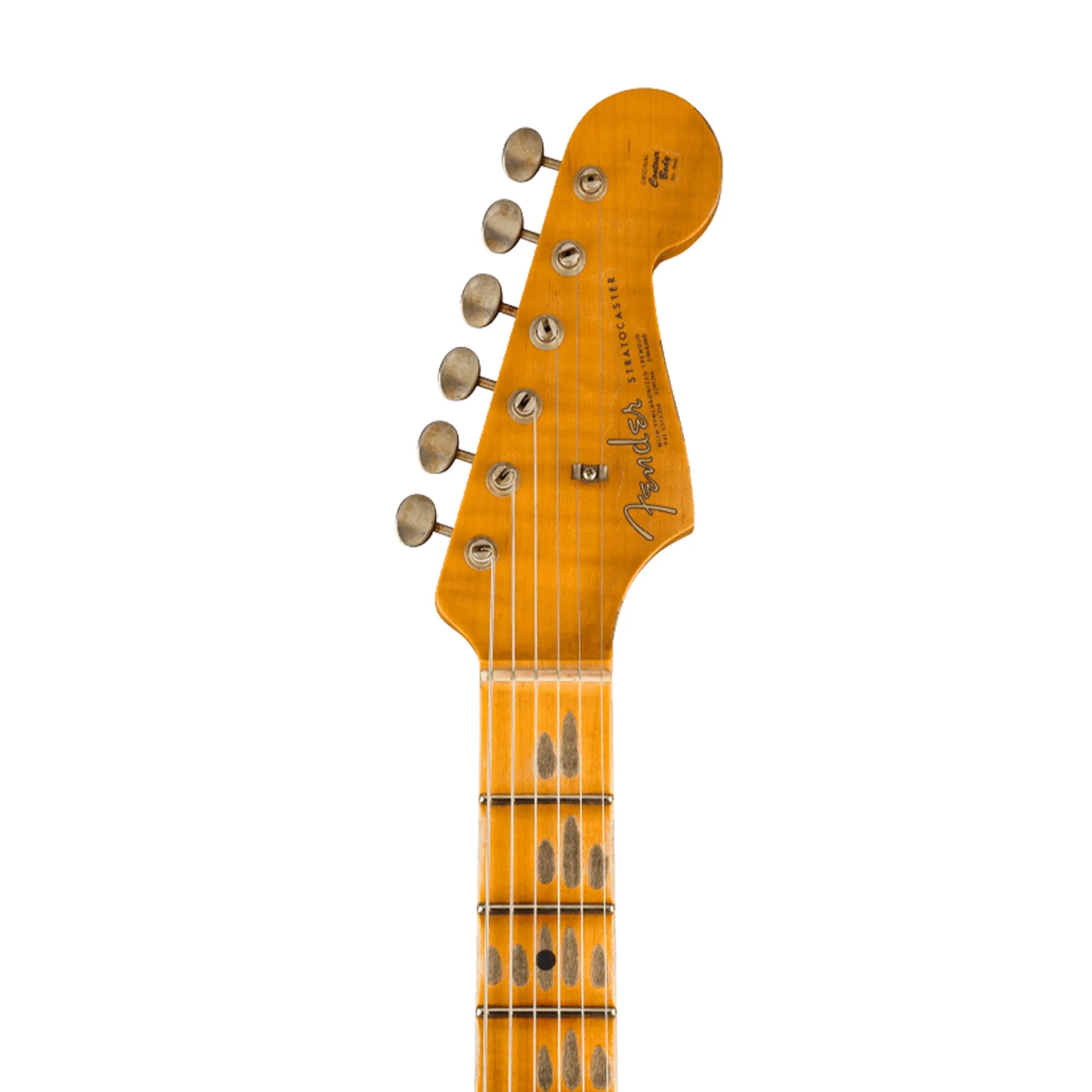 Fender Custom Shop Fat 1964 Stratocaster Relic, Flame Maple FB, Aged Candy Apple Red/Orange Sparkle