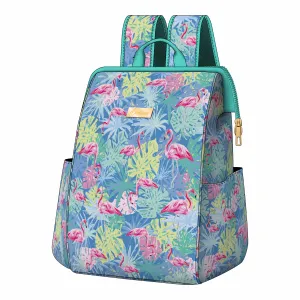 Flamingo Pattern Cooler Backpack for Women Stylish and Functional for Every Adventure