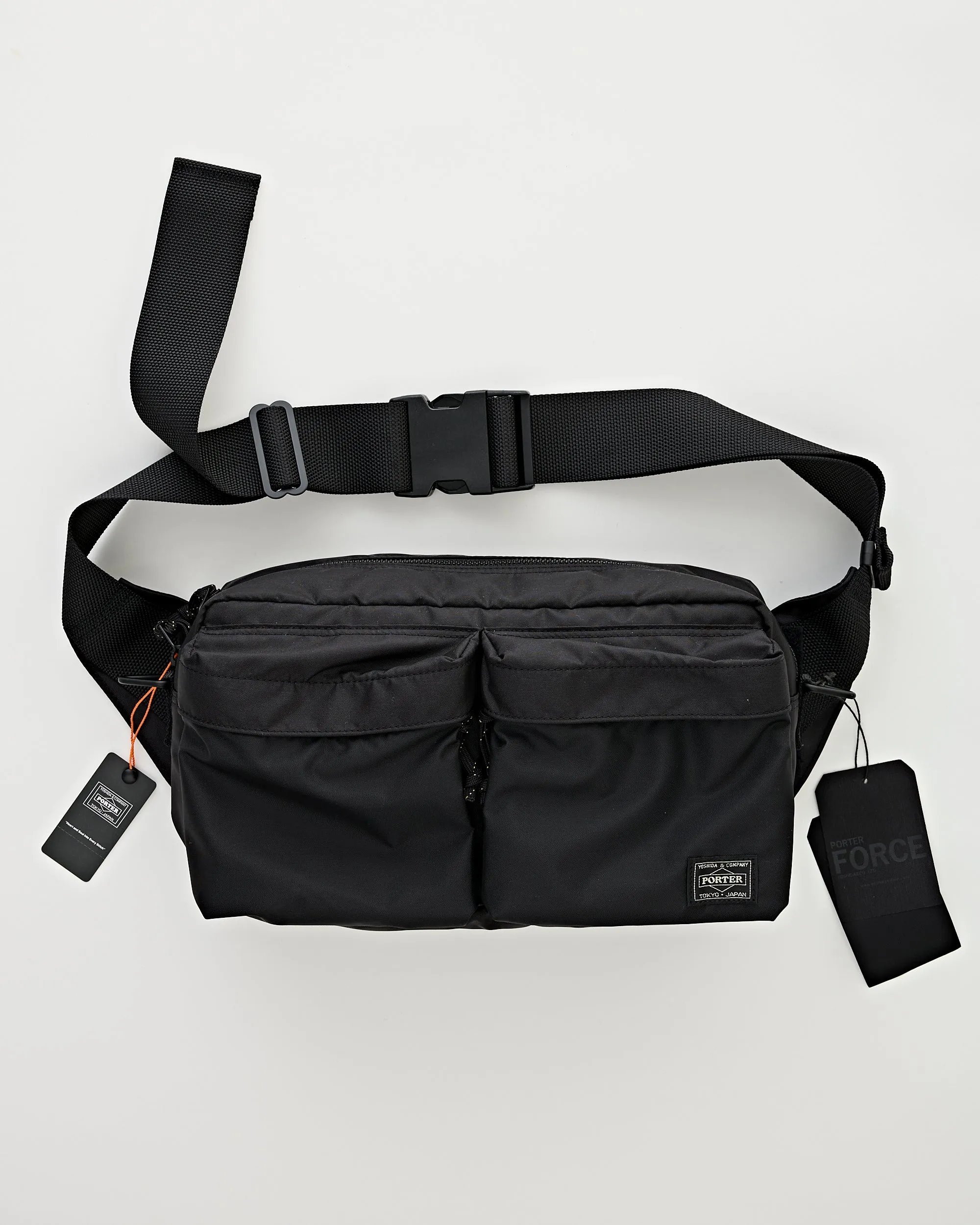 Force 2Way Waist Bag Black
