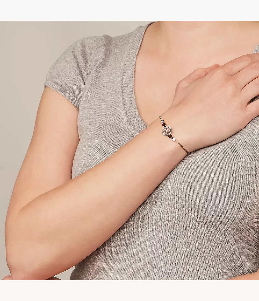 Fossil Disc Mother-of-Pearl Bracelet