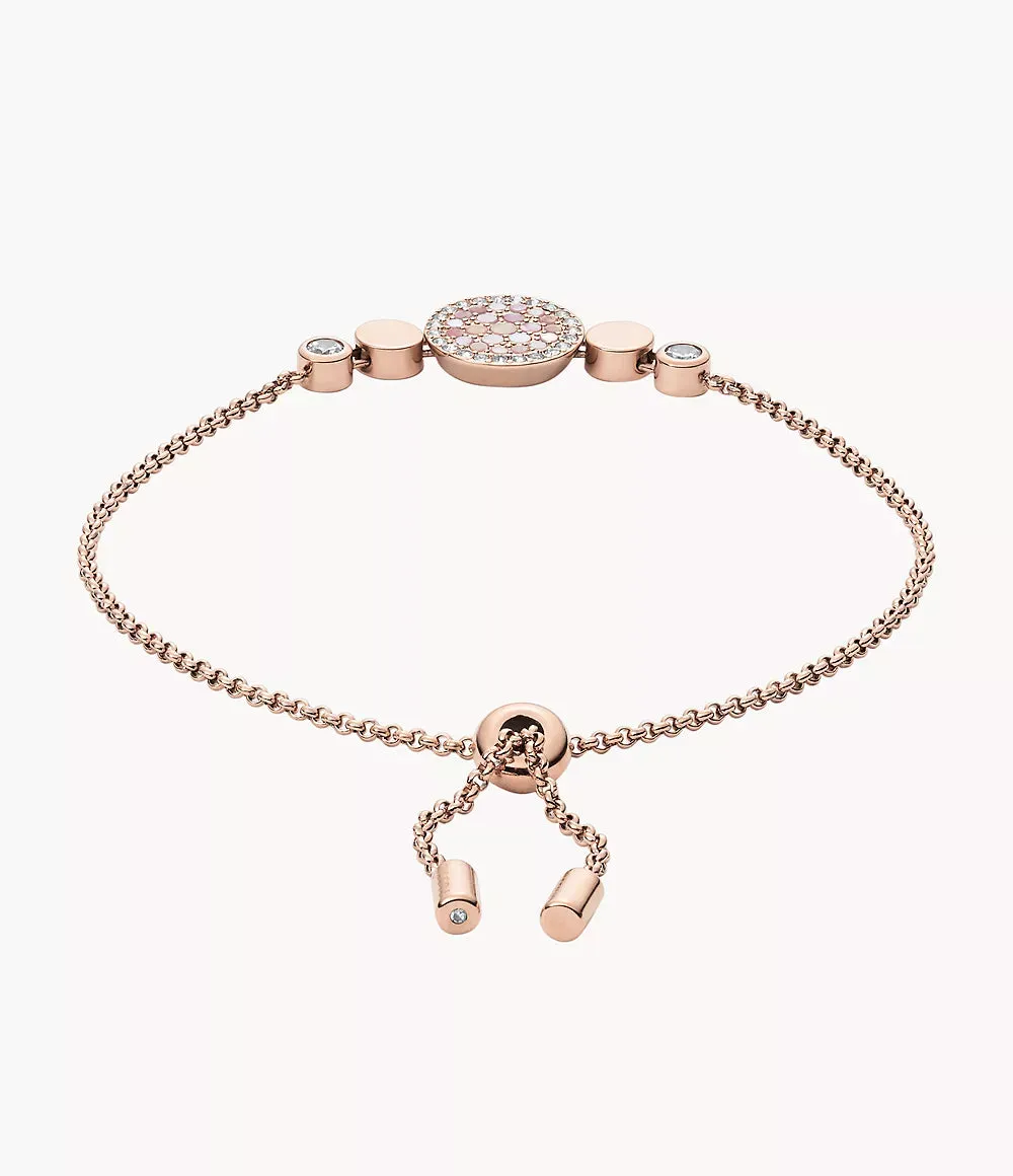 Fossil Disc Mother-of-Pearl Bracelet