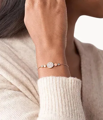 Fossil Disc Mother-of-Pearl Bracelet