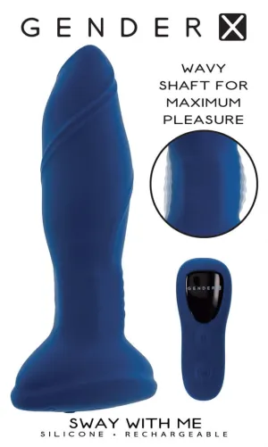 Gender X Sway With Me Massager - Navy Blue