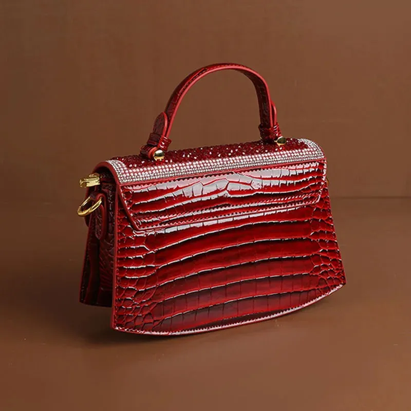 Genuine Cowhide Leather Tote Bag Women's 2024