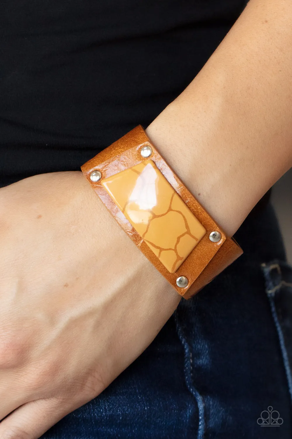 Geo Glamper - Brown Urban Bracelet