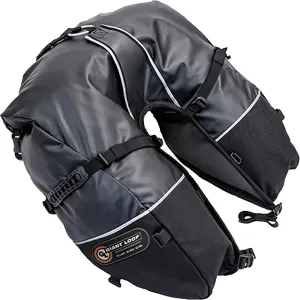 Giant Loop Coyote Roll Top Saddlebag 2024 Black