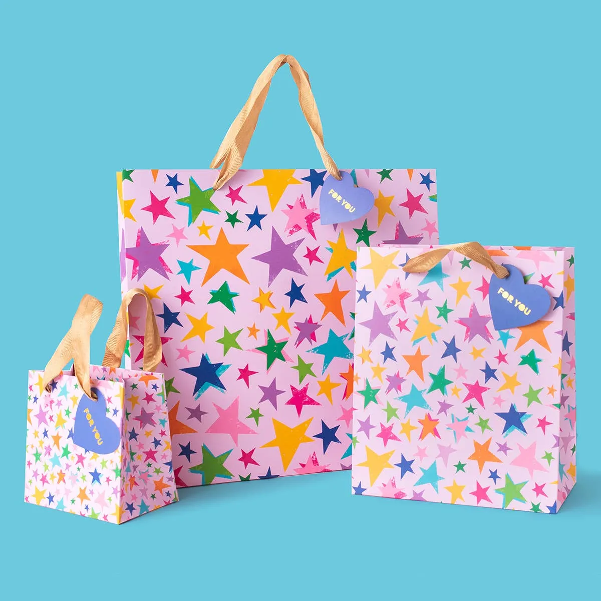 Gift Bags - Stars - Assorted Sizes to Choose From