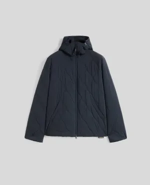 GIUBBOTTO IN NYLON BI STRETCH IDROREPELLENTE - NAVY