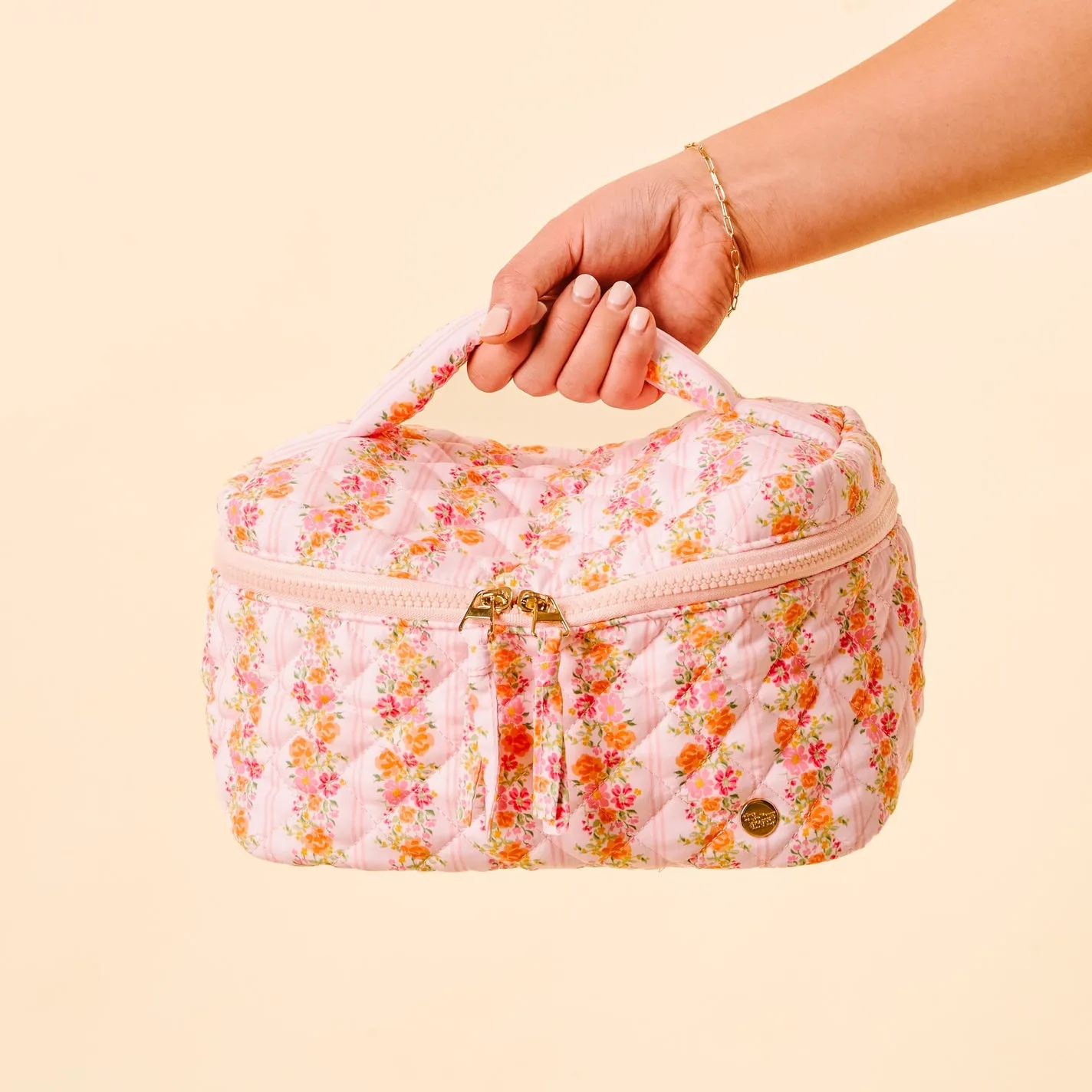 Glam & Go Quilted Makeup Bag