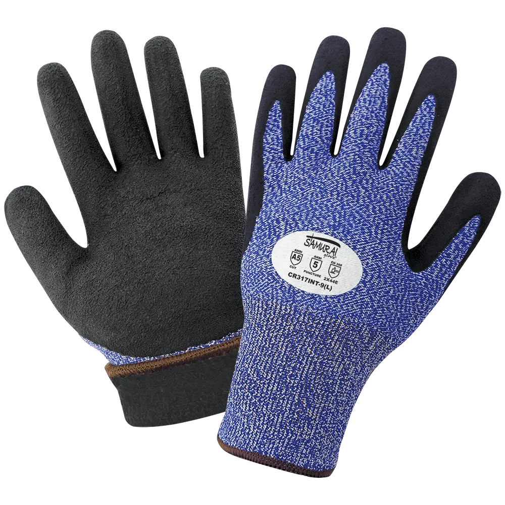 Global Glove & Safety CR317INT Samurai Glove® Insulated Water Repellent Dipped, Cut A5
