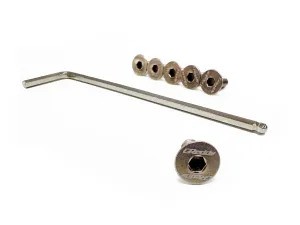 GReddy Steering Wheel Bolt Kit - Titanium