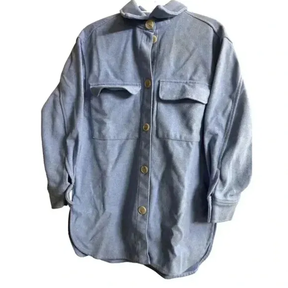 H&amp;M‎ Felted Shirt Jacket - Extra  Small