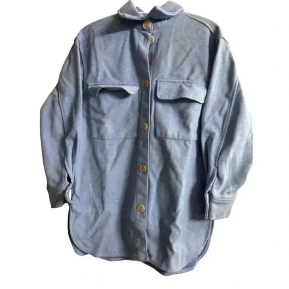 H&amp;M‎ Felted Shirt Jacket - Extra  Small