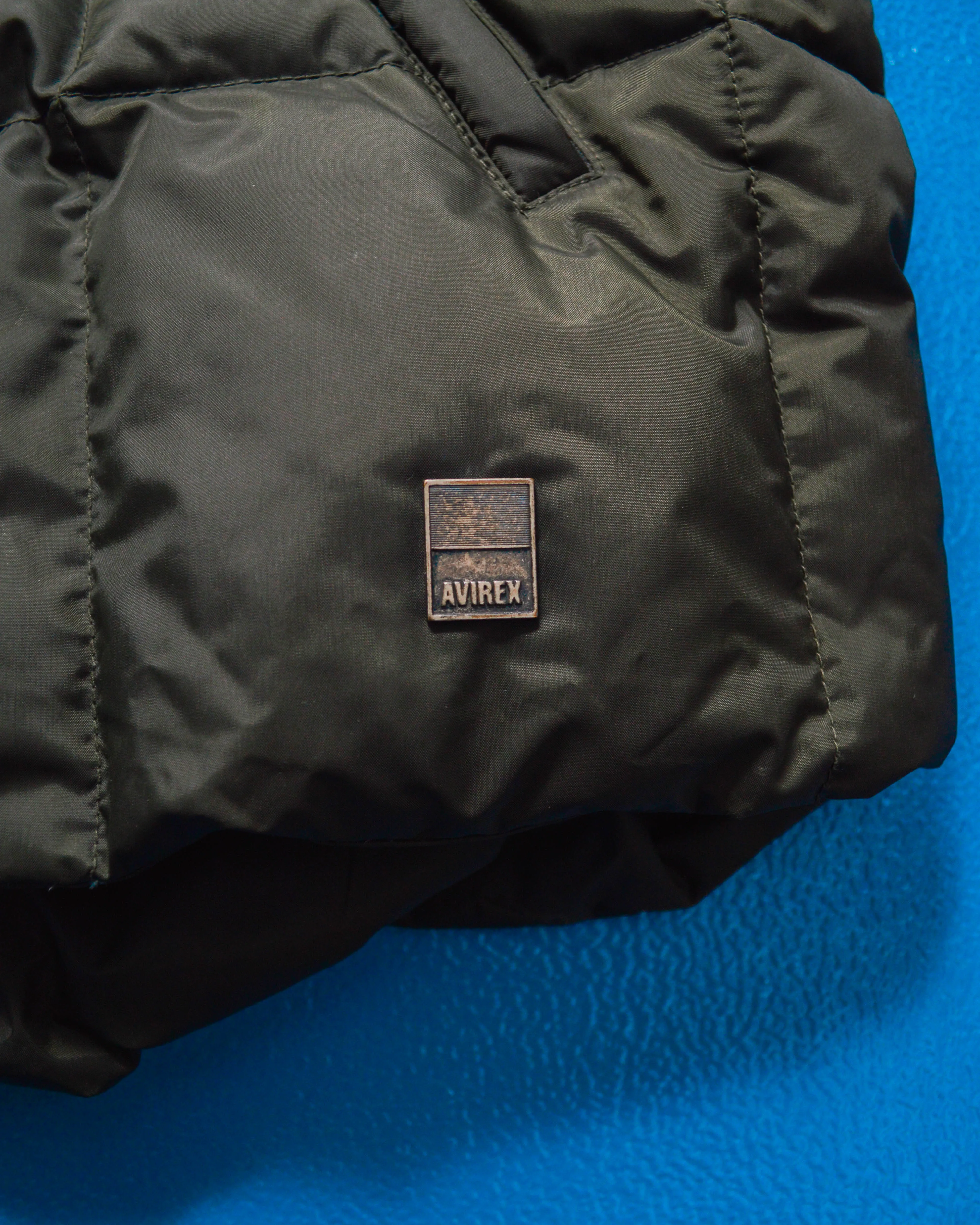 Heavy Duty Square Quilted Down Fill Gilet / Vest (XL)